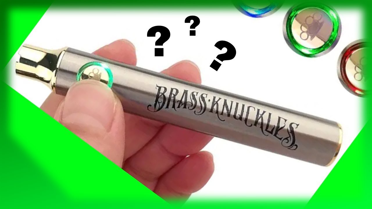 Brass Knuckles Vape Pen Blinking