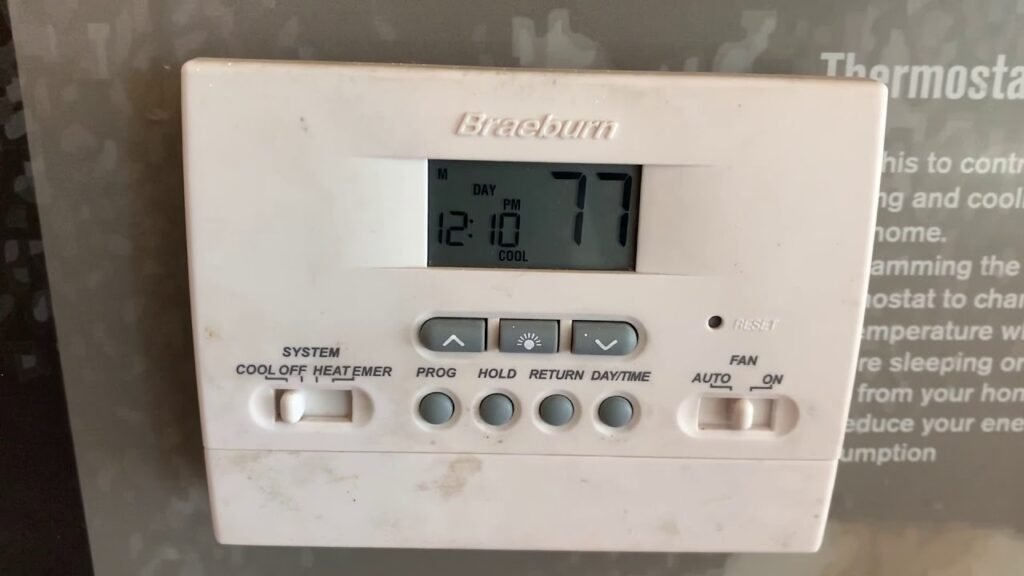 Braeburn Thermostat Blinking Cool