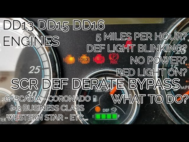 Def Light Blinking And Check Engine Light on
