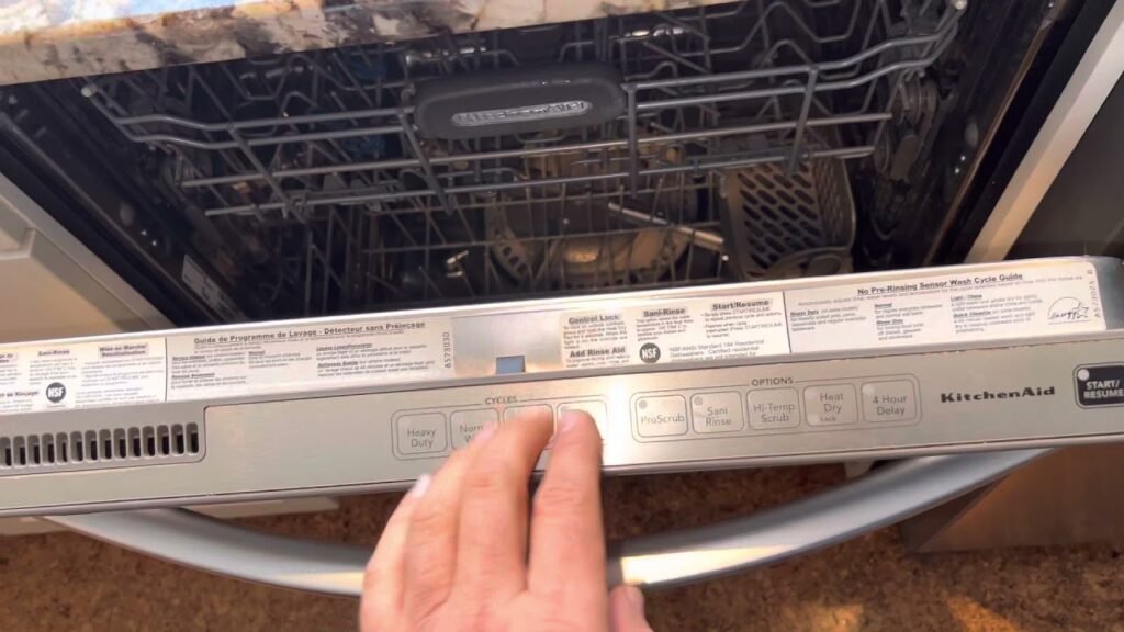 Kitchenaid Dishwasher Blinking Clean Light