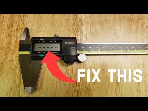 Mitutoyo Digital Caliper Blinking