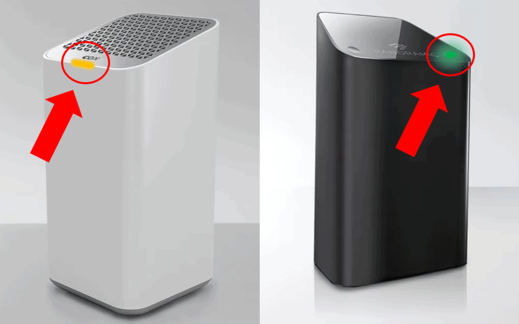 Panoramic Wifi Blinking Orange