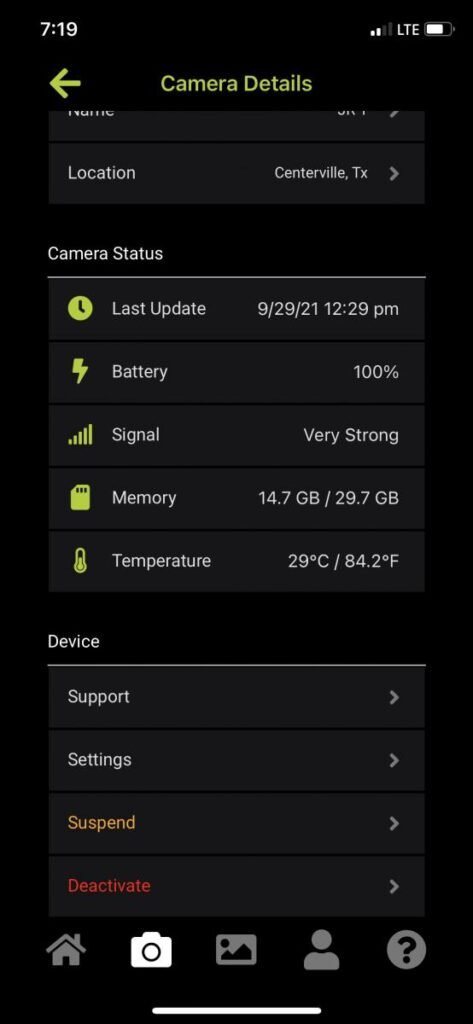 Tactacam Reveal X Pro Green Light Blinking