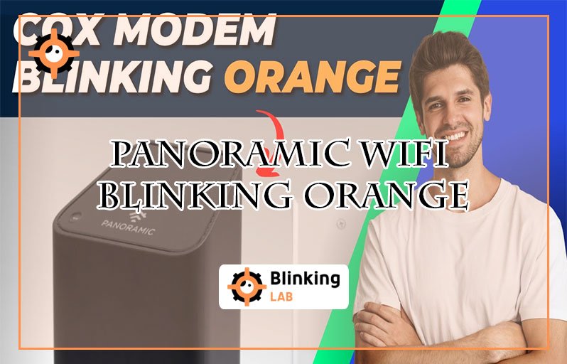 Panoramic Wifi Blinking Orange