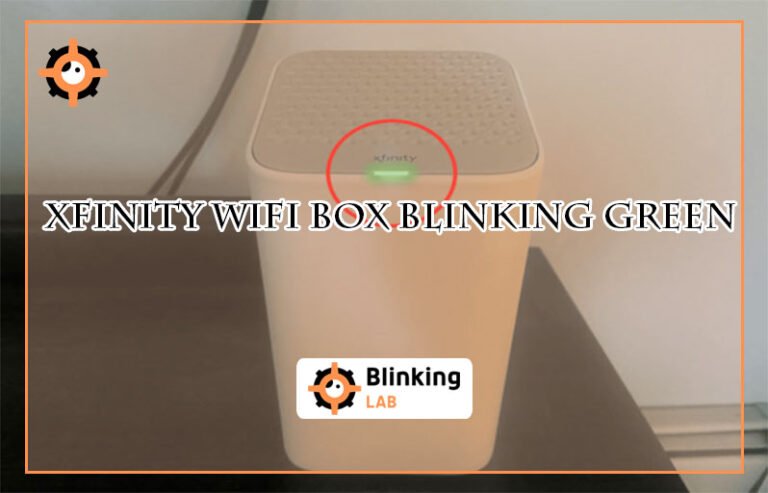 Xfinity Wifi Box Blinking Green