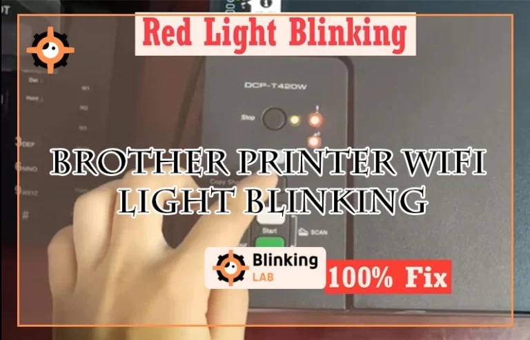 Brother Printer Wifi Light Blinking