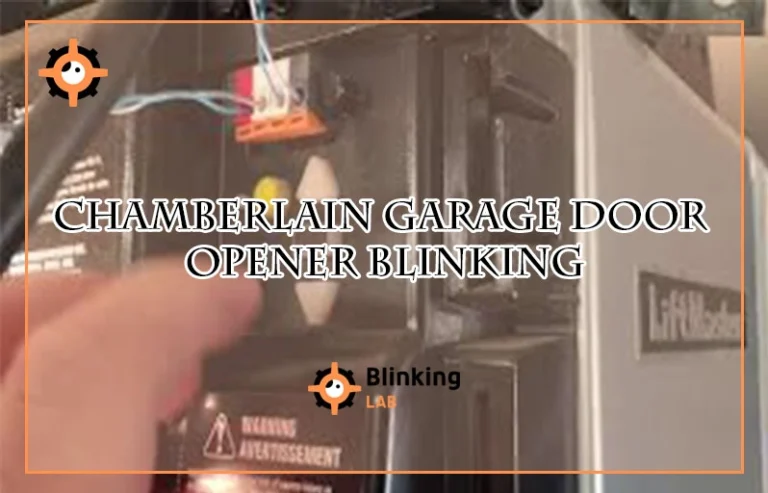 Chamberlain Garage Door Opener Blinking