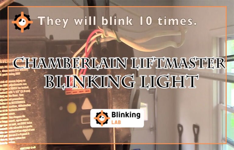 Chamberlain Liftmaster Blinking Light