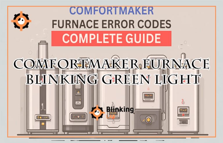 Comfortmaker Furnace Blinking Green Light