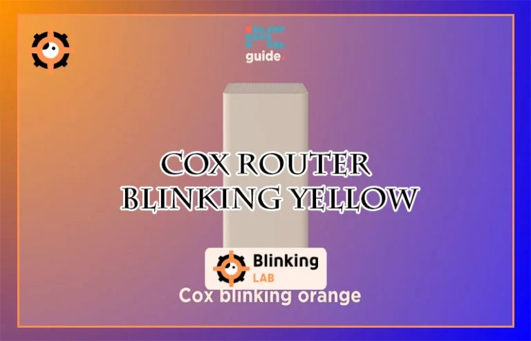 Cox Router Blinking Yellow-FI