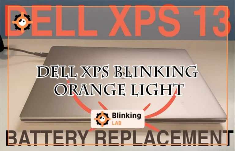 Dell Xps Blinking Orange Light