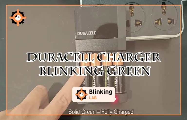 Duracell Charger Blinking Green