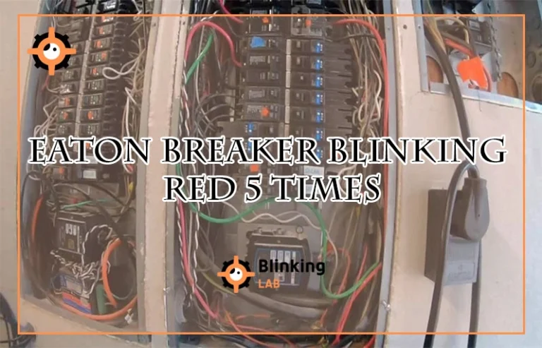 Eaton Breaker Blinking Red 5 Times