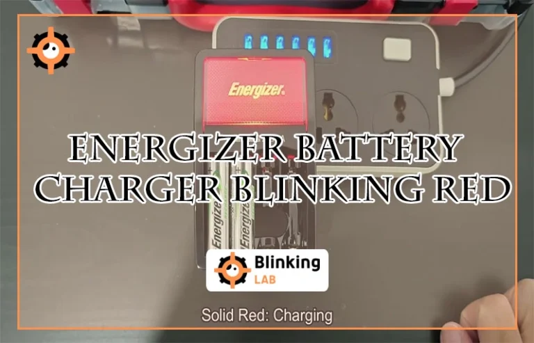 Energizer Battery Charger Blinking Red-FI