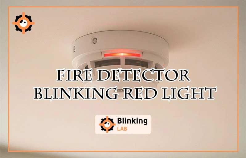 Fire Detector Blinking Red Light Aesthetic Wallpaper
