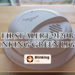 First Alert 9120B Blinking Green Light