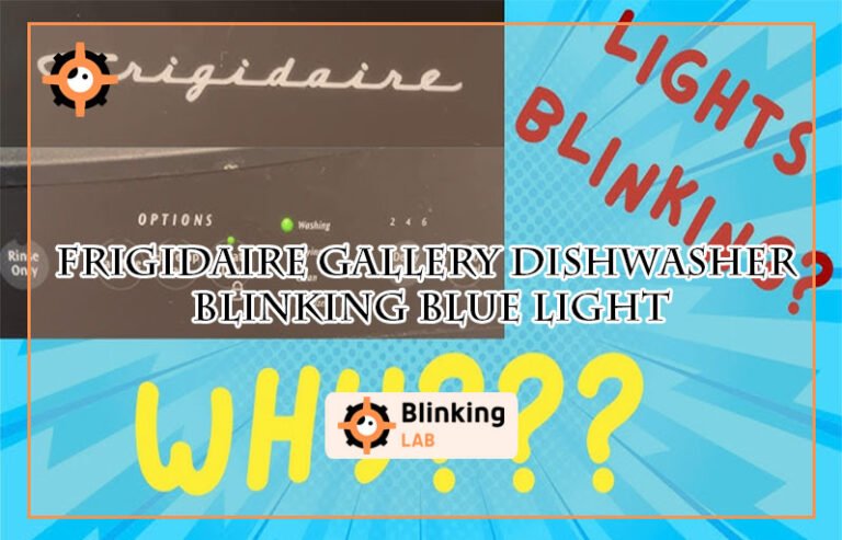 Frigidaire Gallery Dishwasher Blinking Blue Light-FI