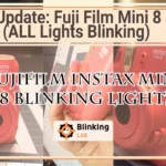 Fujifilm Instax Mini 8 Blinking Lights