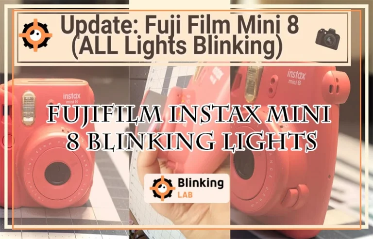 Fujifilm Instax Mini 8 Blinking Lights