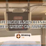 Genie Model 2028 Blinking Red Light on Motor-FI