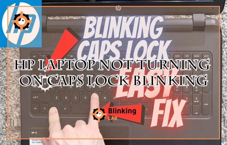 Hp Laptop Not Turning on Caps Lock Blinking