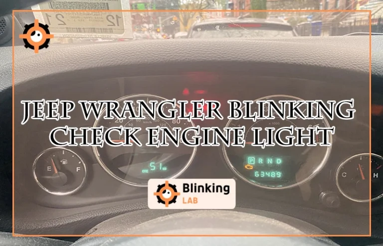 Jeep Wrangler Blinking Check Engine Light