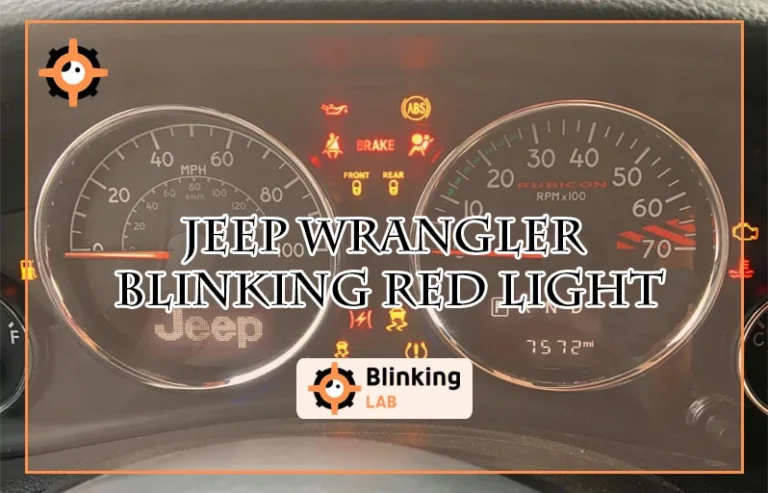 Jeep Wrangler Blinking Red Light