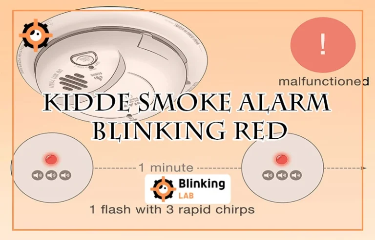 Kidde Smoke Alarm Blinking Red-FI