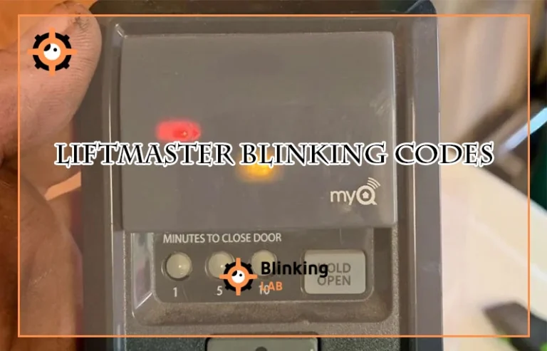 Liftmaster Blinking Codes
