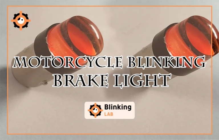 Motorcycle Blinking Brake Light