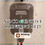 Noco Genius 1 Blinking Red