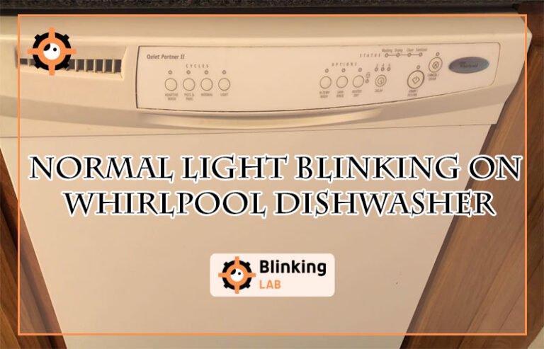 Normal Light Blinking on Whirlpool Dishwasher-FI