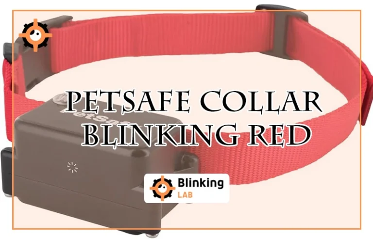 Petsafe Collar Blinking Red