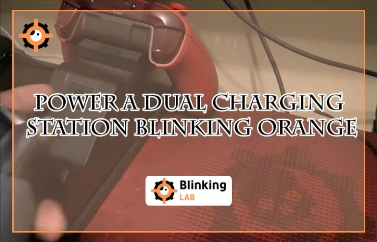 Power a Dual Charging Station Blinking Orange