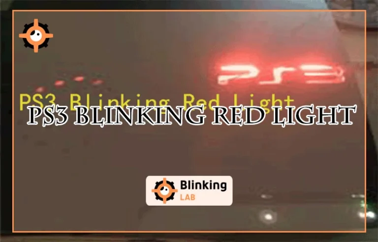 Ps3 Blinking Red Light