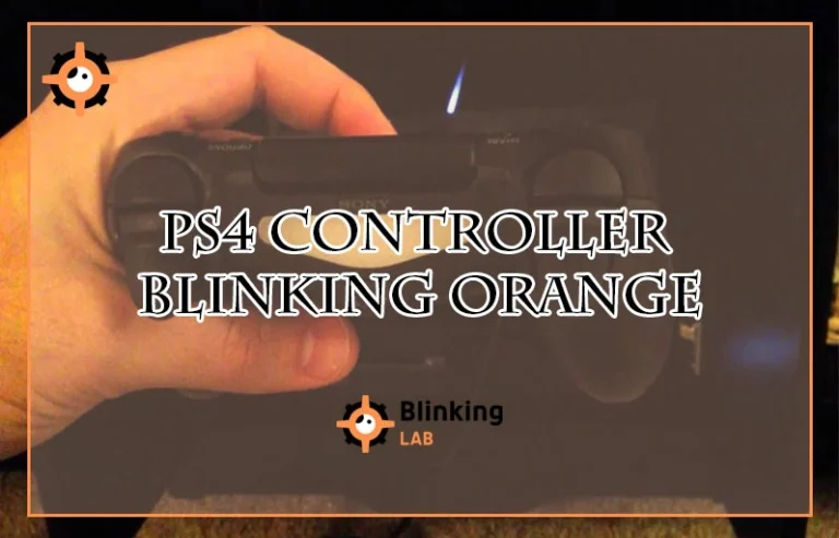 Ps4 Controller Blinking Orange