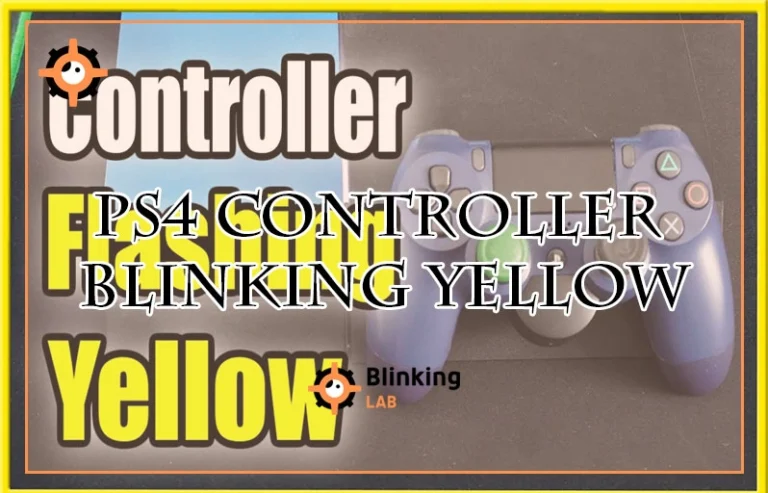 Ps4 Controller Blinking Yellow