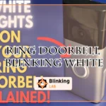Ring Doorbell Blinking White