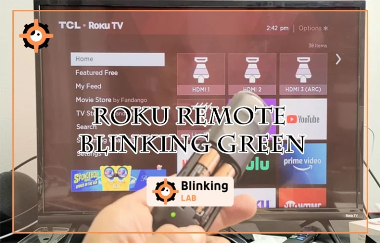 Roku Remote Blinking Green