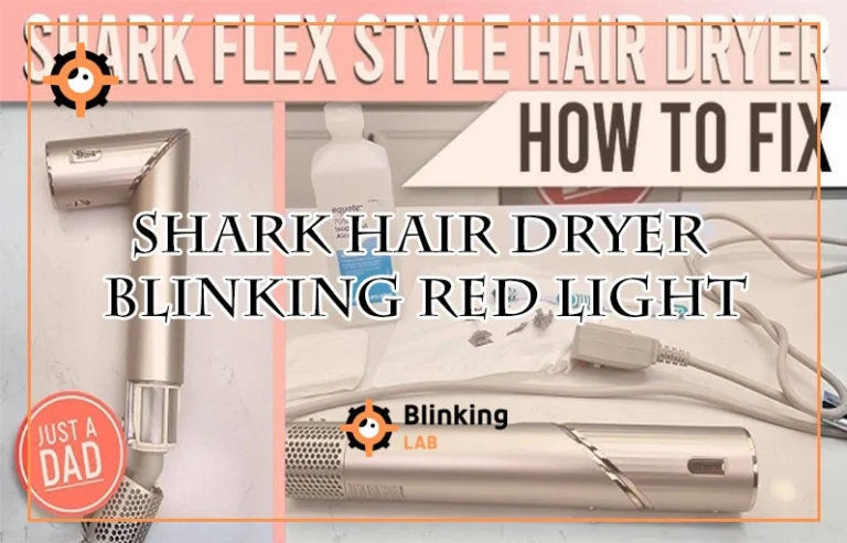 Shark Hair Dryer Blinking Red Light