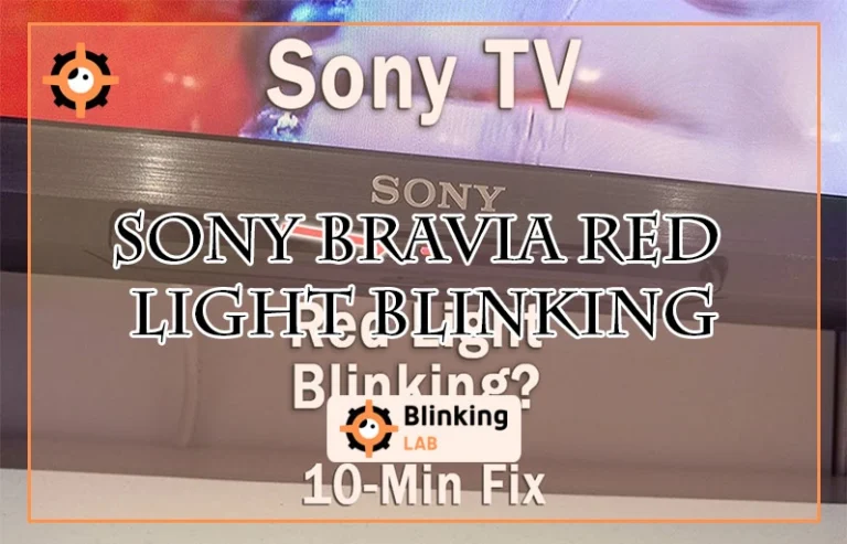 Sony Bravia Red Light Blinking