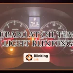 Subaru at Oil Temp Light Blinking