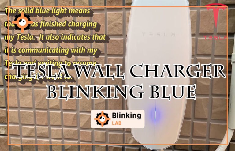 Tesla Wall Charger Blinking Blue-FI