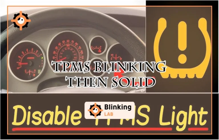 Tpms Blinking Then Solid