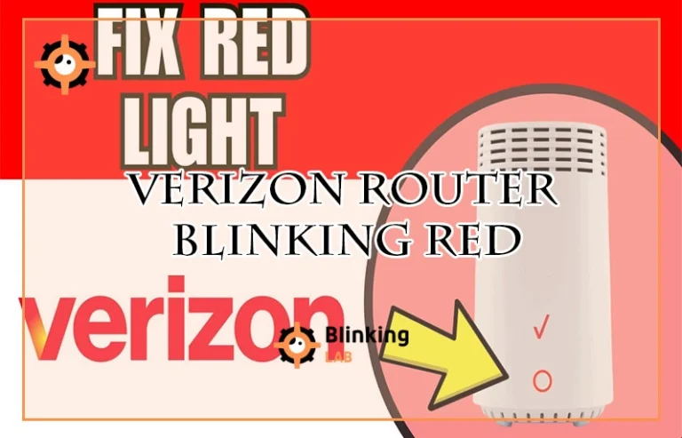 Verizon Router Blinking Red