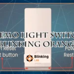Wemo Light Switch Blinking Orange-FI