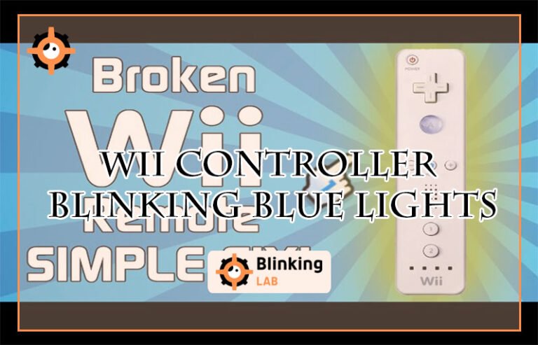 Wii Controller Blinking Blue Lights