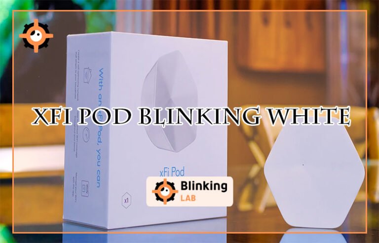 Xfi Pod Blinking White-FI