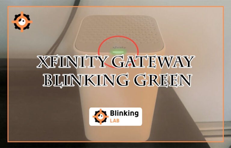 Xfinity Gateway Blinking Green