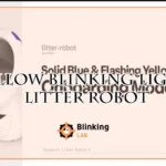 Yellow Blinking Light Litter Robot